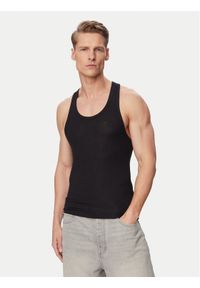 Emporio Armani Tank top EM000387 AF18892 FC243 Czarny Slim Fit. Kolor: czarny. Materiał: syntetyk #1