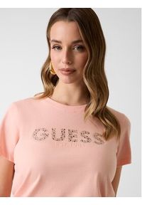 Guess T-Shirt 182375 Różowy Classic Fit. Kolor: różowy #4