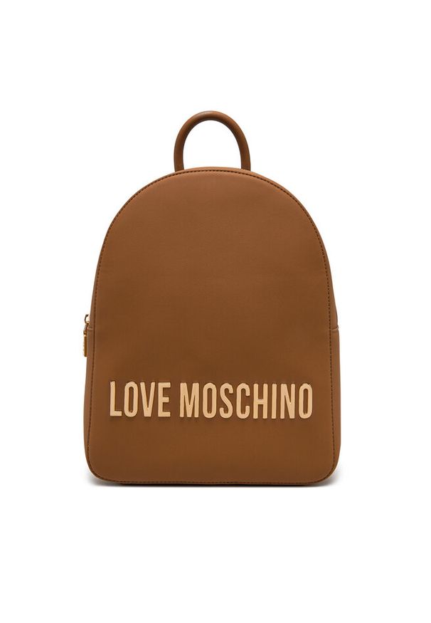 Love Moschino - Plecak LOVE MOSCHINO. Kolor: brązowy