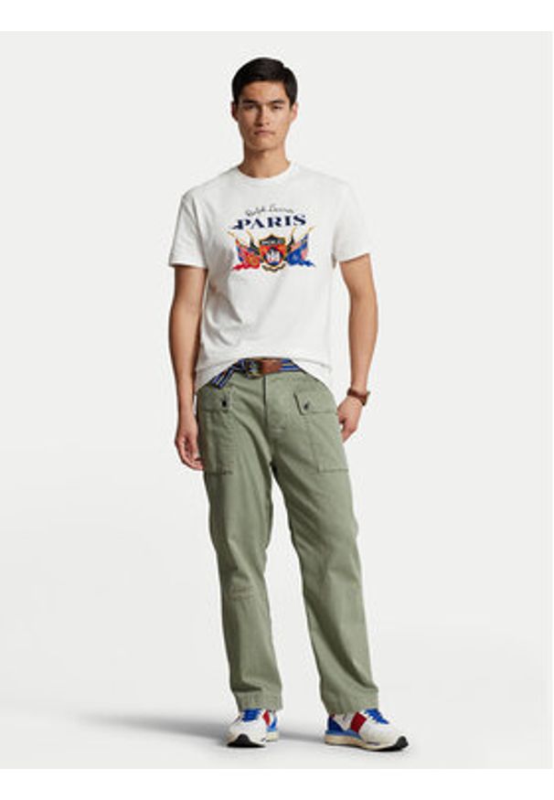Polo Ralph Lauren T-Shirt 710934774001 Biały Classic Fit. Typ kołnierza: polo. Kolor: biały. Materiał: bawełna