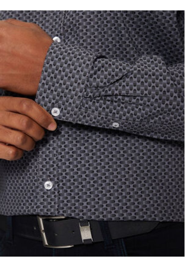 Tom Tailor Koszula 1043806 Granatowy Regular Fit. Kolor: niebieski. Materiał: bawełna
