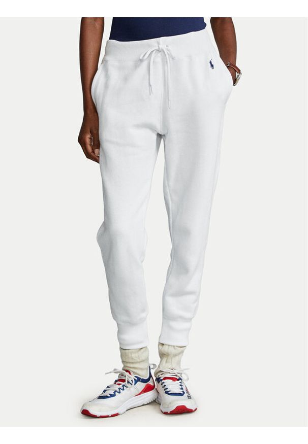 Polo Ralph Lauren Spodnie dresowe Akl 211794397002 Biały Regular Fit. Kolor: biały. Materiał: bawełna