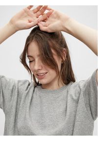 Pieces T-Shirt Chilli Summer 17118870 Szary Loose Fit. Kolor: szary. Materiał: syntetyk, bawełna #7