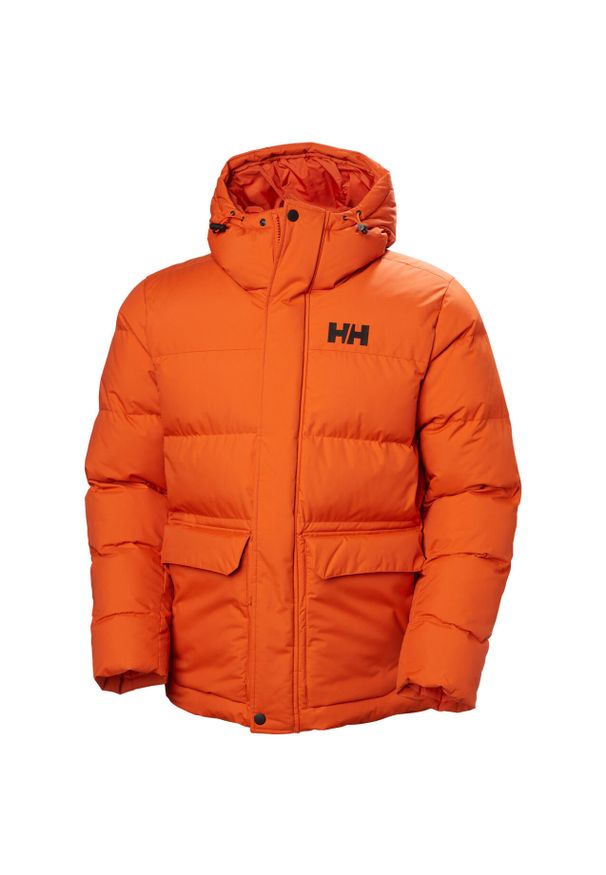 Kurtka puchowa Helly Hansen Nordic. Kolor: pomarańczowy. Materiał: puch