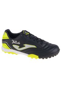 Buty piłkarskie - turfy chłopięce, Joma Toledo Jr 2201 TF. Kolor: czarny. Sport: piłka nożna #1