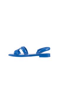 melissa - Sandały Melissa Tube Sandal Jeremy Sc Blue, Niebieski, Guma. Zapięcie: pasek. Kolor: niebieski. Materiał: tworzywo sztuczne. Wzór: paski. Sezon: lato #3