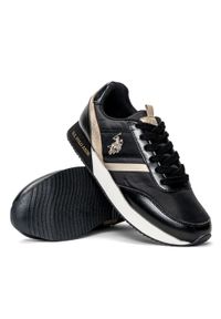 Sneakersy damskie czarne U.S. Polo Assn. NOBIW002W/ANY1 Blk. Kolor: czarny. Sezon: jesień, lato