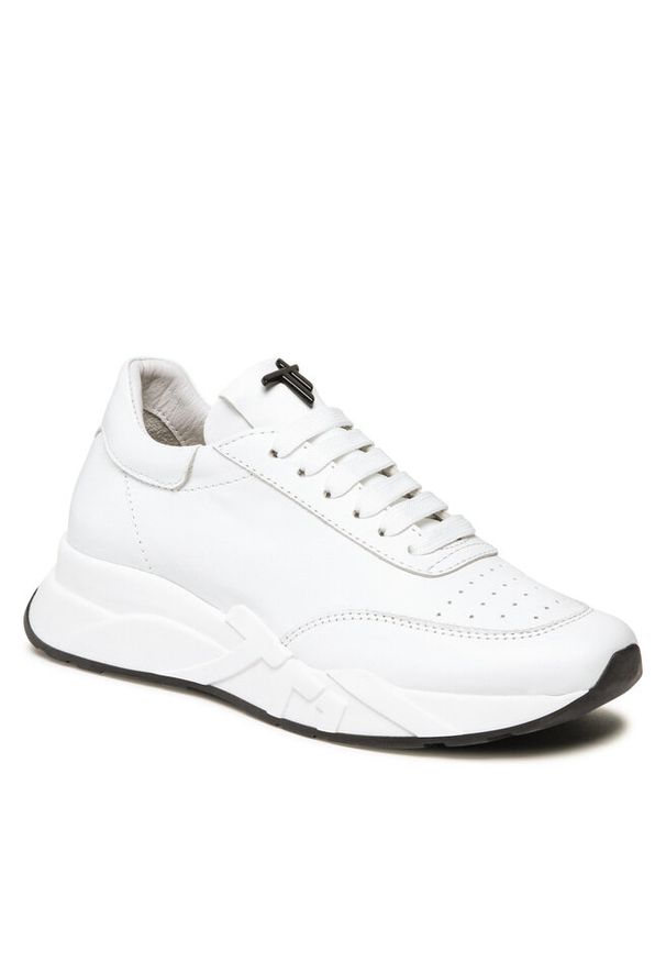 Sneakersy Togoshi. Kolor: biały