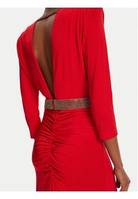 Babylon Sukienka wieczorowa S00862 Czerwony Regular Fit. Kolor: czerwony. Materiał: syntetyk. Styl: wizytowy #4