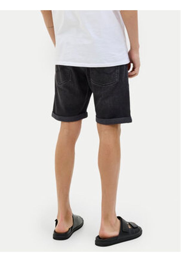 Jack & Jones - Jack&Jones Szorty jeansowe Rick 12269612 Czarny Regular Fit. Kolor: czarny. Materiał: bawełna