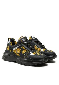 Versace Jeans Couture Sneakersy 77YA3SC7 ZS879 Czarny. Kolor: czarny. Materiał: materiał #7