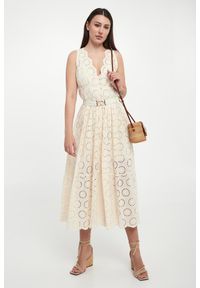 Twinset Milano - Sukienka w haft angielski TWINSET. Wzór: haft #1