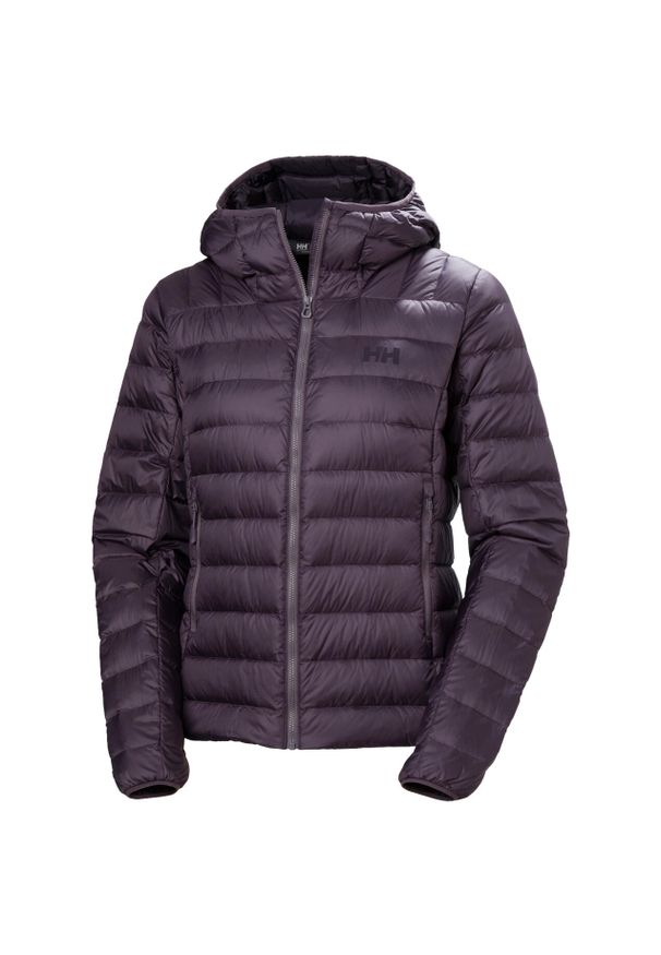 Damska kurtka z kapturem Helly Hansen Verglas Down 2.0. Typ kołnierza: kaptur. Kolor: fioletowy. Materiał: puch. Sport: turystyka piesza