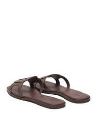 Gino Rossi - GINO ROSSI Klapki C-V2320-15-1 Brązowy. Kolor: brązowy. Materiał: skóra #9