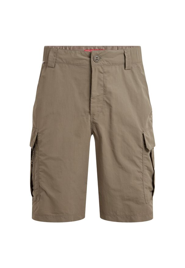 CRAGHOPPERS - Spodenki turystyczne męskie Craghoppers NosiLife Cargo Short II. Kolor: brązowy. Sport: turystyka piesza