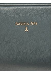 Patrizia Pepe Torebka CB8985/L001 Szary. Kolor: szary. Materiał: skórzane