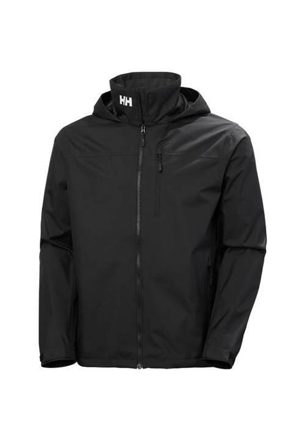 Kurtka uniwersalna męska Helly Hansen Crew Hooded 2.0. Typ kołnierza: kaptur. Kolor: czarny. Materiał: syntetyk. Sport: turystyka piesza