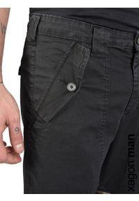 Xagon Man Spodnie | P21032-S413C | Mężczyzna | Czarny. Okazja: na co dzień. Kolor: czarny. Materiał: bawełna, elastan. Styl: casual #4
