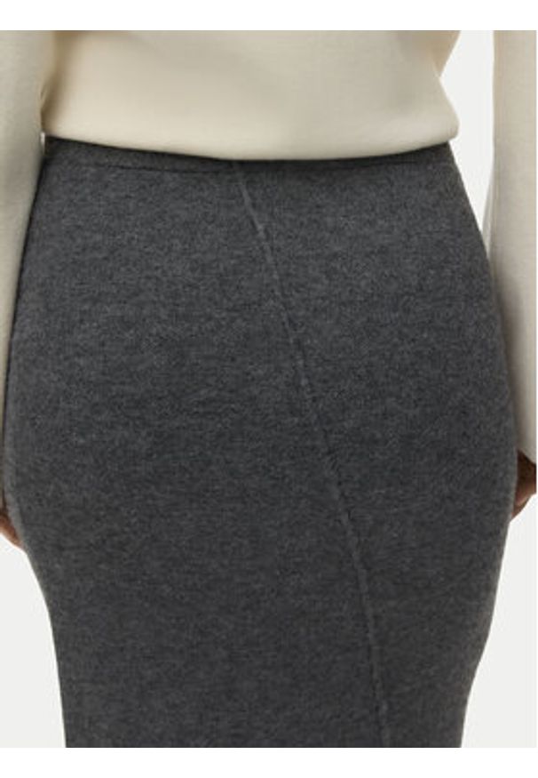 Vero Moda Spódnica ołówkowa Brisa 10334684 Szary Slim Fit. Kolor: szary. Materiał: syntetyk