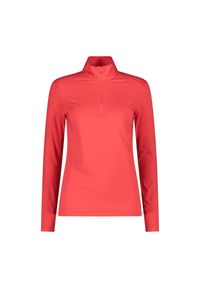 Damski jersey CMP. Typ kołnierza: golf. Kolor: żółty, pomarańczowy, wielokolorowy. Materiał: jersey. Sport: golf, turystyka piesza, narciarstwo #1