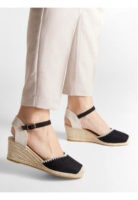 Jenny Fairy Espadryle WYL2610-1 Czarny. Kolor: czarny. Materiał: materiał