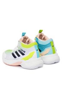 Adidas - adidas Buty halowe Crazyflight 6 Mid HQ0112 Biały. Kolor: biały. Materiał: materiał #3