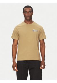 Element T-Shirt ELYZT00519 Khaki Regular Fit. Kolor: brązowy. Materiał: bawełna