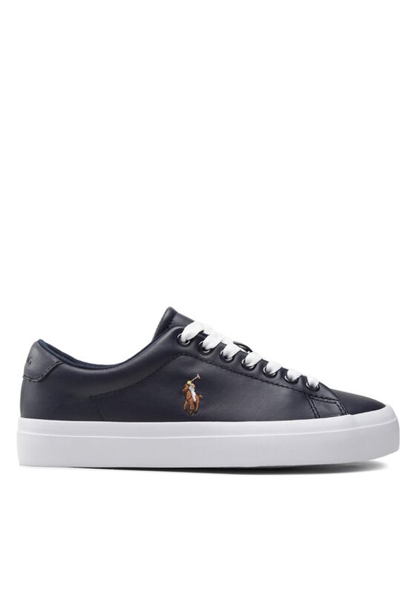 Polo Ralph Lauren Sneakersy Longwood 816861060001 Granatowy. Kolor: niebieski. Materiał: skóra