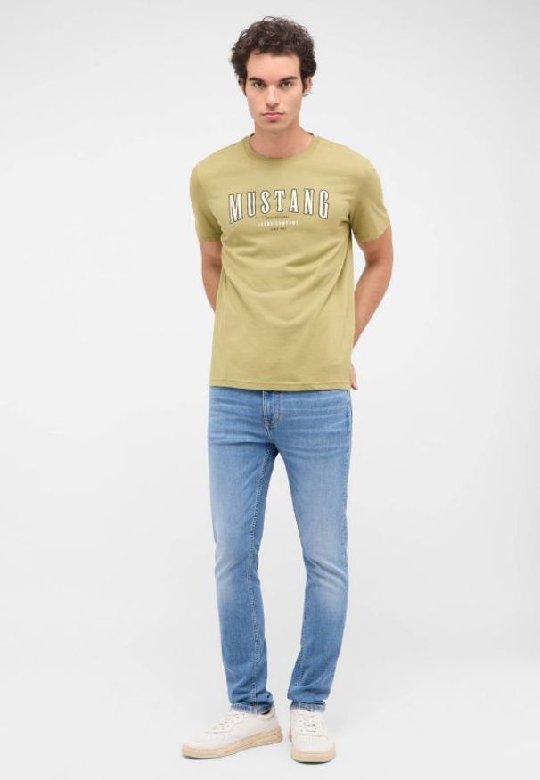 Mustang - Męskie Spodnie Jeansowe MUSTANG Frisco Skinny Denim Blue 1016307 5000 583