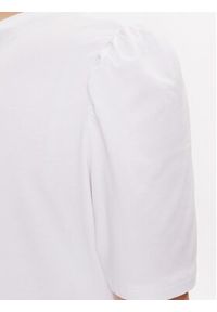 DKNY T-Shirt P3DHRSLK Biały Regular Fit. Kolor: biały. Materiał: bawełna #3