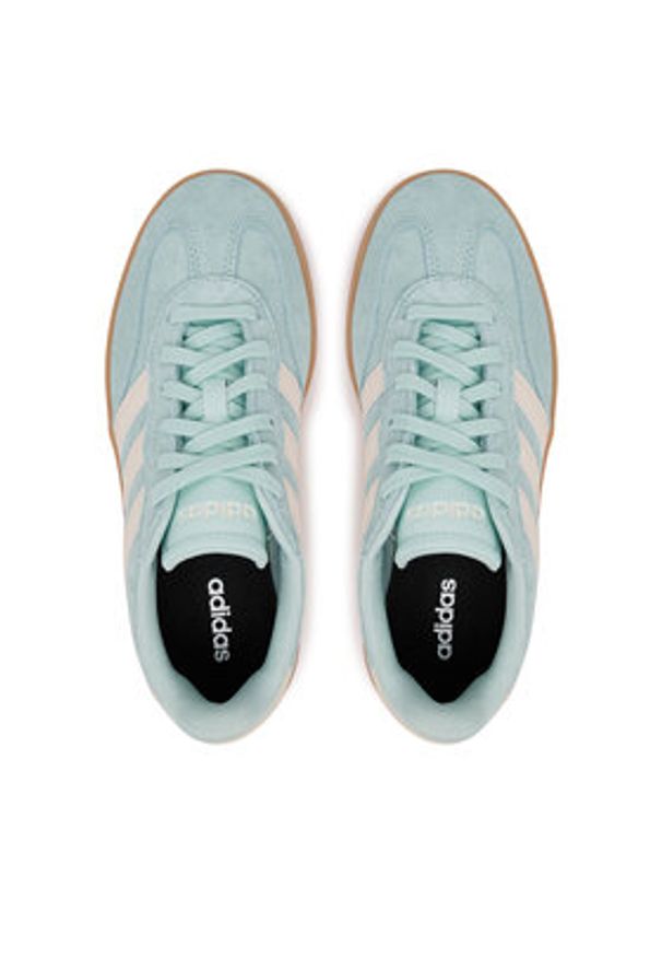 Adidas - adidas Sneakersy Barreda Shoes JR1199 Turkusowy. Kolor: turkusowy. Materiał: zamsz, skóra