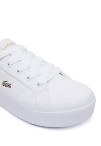 Lacoste Sneakersy 51CFA0042 83J Biały. Kolor: biały. Materiał: materiał #5