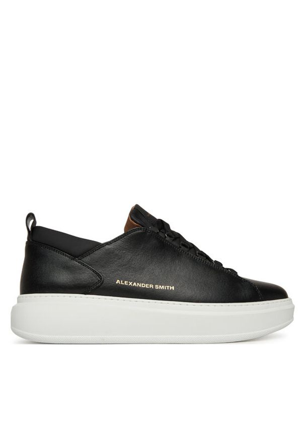 Alexander Smith Sneakersy Wembley ASBCWYM-2264-BLK Czarny. Kolor: czarny. Materiał: skóra