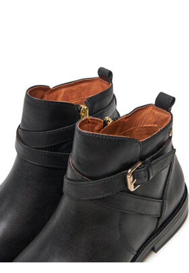 Pikolinos Botki W3C-8869 Czarny. Kolor: czarny. Materiał: skóra