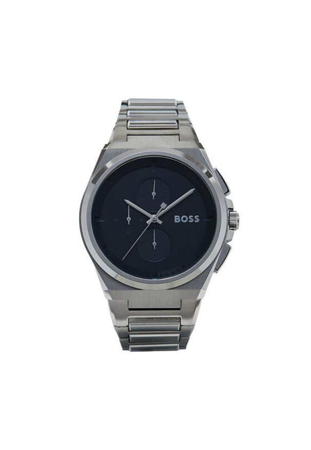 BOSS - Boss Zegarek Steer 1514048 Srebrny. Kolor: srebrny