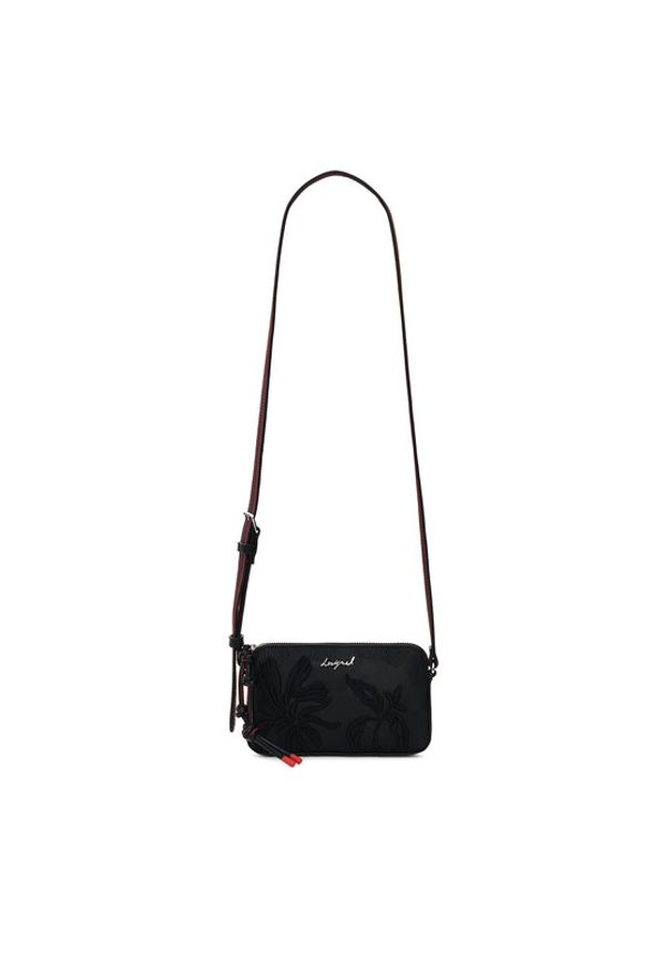 Desigual Torebka 26SAYP14 Czarny. Kolor: czarny. Materiał: skórzane