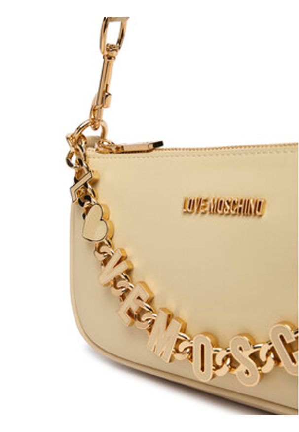 Love Moschino - LOVE MOSCHINO Torebka JC4154PP1OL1712A Beżowy. Kolor: beżowy. Materiał: skórzane