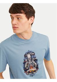 Jack & Jones - Jack&Jones T-Shirt Seven Skull 12262491 Zielony Regular Fit. Kolor: zielony. Materiał: bawełna