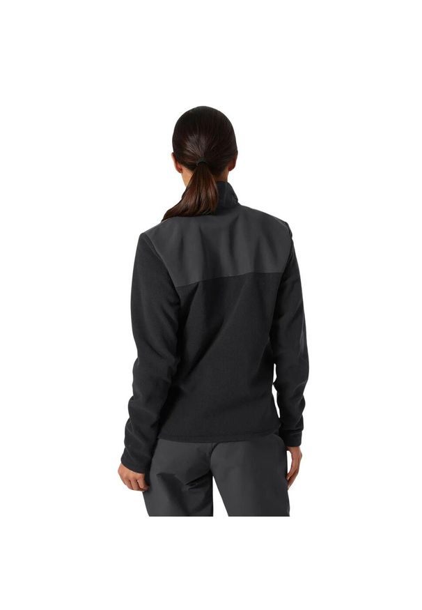 Bluza polarowa damska Helly Hansen Daybreaker Block Jacket. Kolor: czarny. Materiał: polar