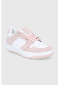 Answear Lab buty kolor różowy. Nosek buta: okrągły. Zapięcie: sznurówki. Kolor: różowy. Materiał: guma #5