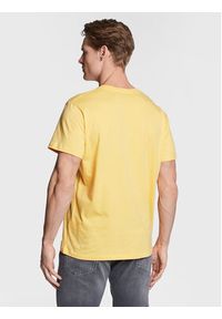 Pepe Jeans T-Shirt Eggo PM508208 Żółty Regular Fit. Kolor: żółty. Materiał: bawełna #3