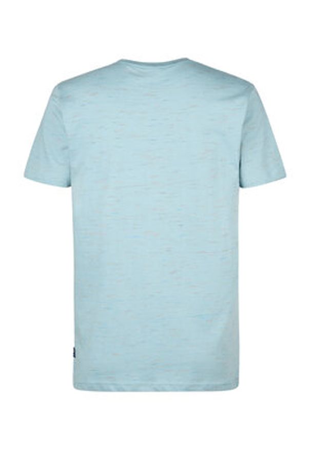 Petrol Industries T-Shirt M-1050-TSR641 Błękitny Regular Fit. Kolor: niebieski. Materiał: bawełna