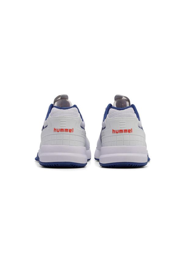 Buty do chodzenia męskie Hummel Power Play Pro. Kolor: biały, wielokolorowy, niebieski. Materiał: materiał, syntetyk. Szerokość cholewki: normalna. Sport: turystyka piesza