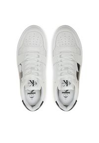 Calvin Klein Jeans Sneakersy Bold Platf Low Lace Mix Nbs Mtr YW0YW01482 Biały. Kolor: biały. Materiał: skóra #3