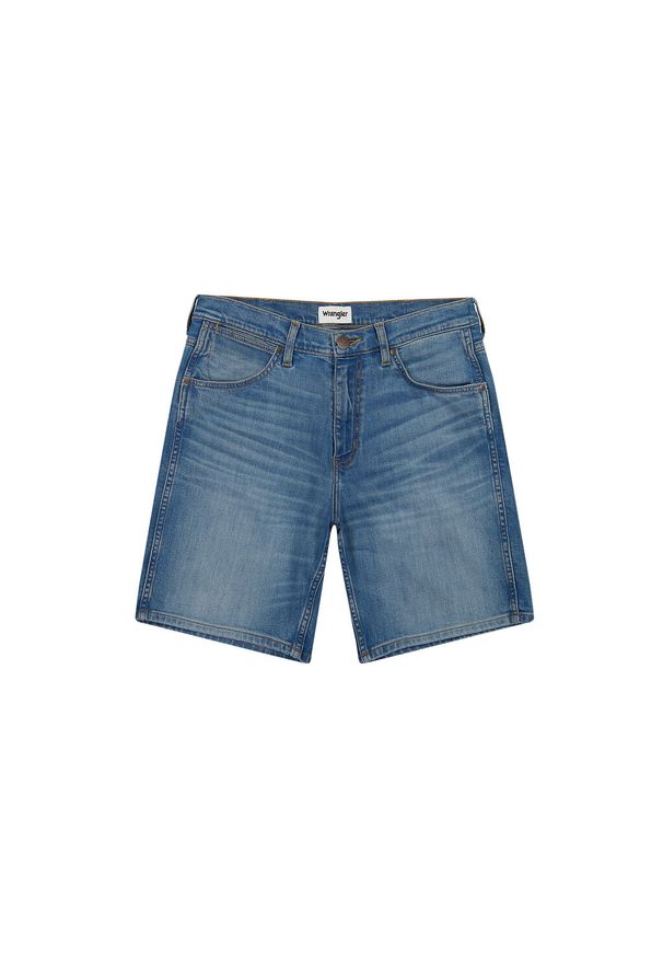 Wrangler - WRANGLER MĘSKIE SZORTY JEANSOWE FRONTIER SHORT 112350872 W16W017983. Materiał: jeans