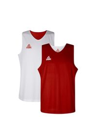 PEAK - Odwracalny dżersej Peak new. Kolor: czerwony, wielokolorowy, biały. Materiał: jersey. Sport: koszykówka #1