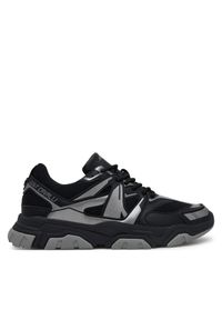 Sneakersy Just Cavalli. Kolor: czarny