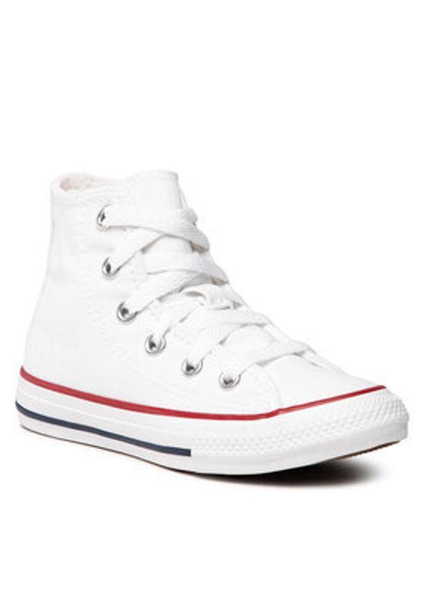 Converse Trampki Chuck Taylor All Star Hi 3J253 Biały. Kolor: biały. Materiał: materiał