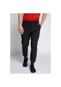 JAY-PI - Męskie Spodnie funkcyjne FLEXNAMIC® outdoor elastyczny pas podstawowy krój. Kolekcja: plus size. Kolor: czarny. Materiał: elastan, poliester, materiał. Sport: outdoor