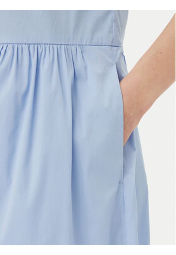 JOOP! Sukienka koszulowa 58 252D58Damina 30046639 Błękitny Regular Fit. Kolor: niebieski. Materiał: bawełna. Typ sukienki: koszulowe